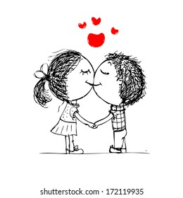 Featured image of post Easy Couple Drawing Kiss - The images that existed in couple kissing drawing easy are consisting of best images and high setting pictures.