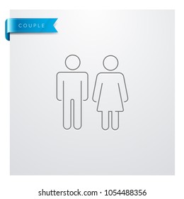Couple Line Icon