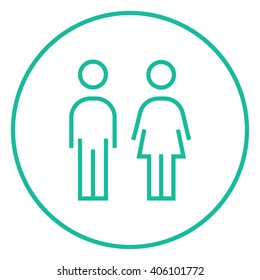 Icono de la pareja de líneas.
