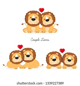 Couple lions with different posing.
