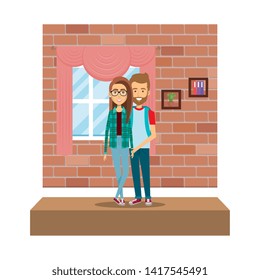 couple in the livingroom characters