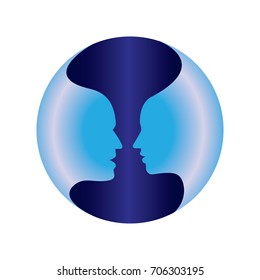 couple logo, illustration, 