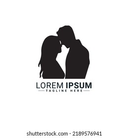 Couple  logo vector illustration design 