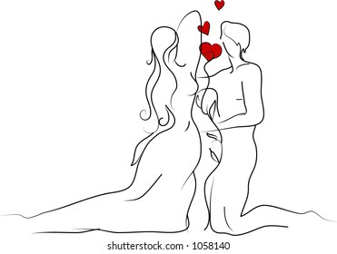 Couple in love
