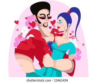 Couple in love