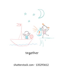 Couple in love