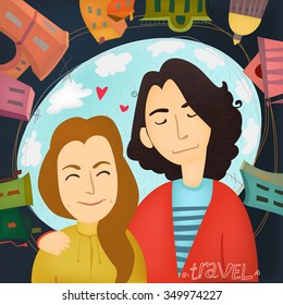 Couple in love