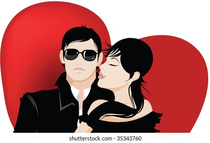 A couple in love