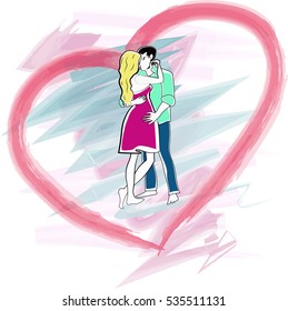 Couple in love