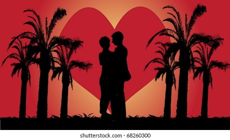 Couple in love
