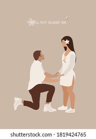 Couple in love card vertical