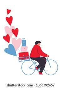 Couple in love characters. Loving people, happy man with heart. Romance character. Celebrating valentine's day.Vector illustration. Set of happy cartoon couples in love. Isolated.