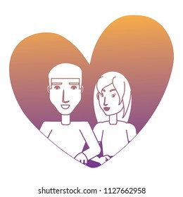 couple in love design