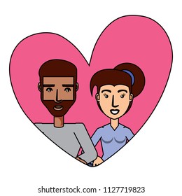 Couple in love design