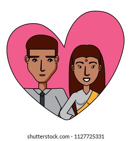Couple in love design