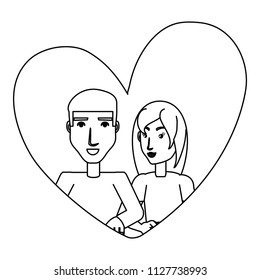 Couple in love design
