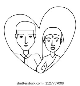 Couple in love design
