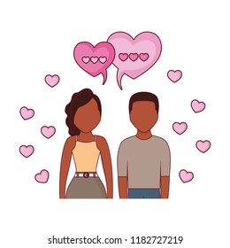 couple in love design
