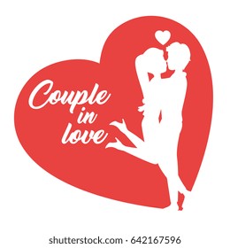 Couple in love design