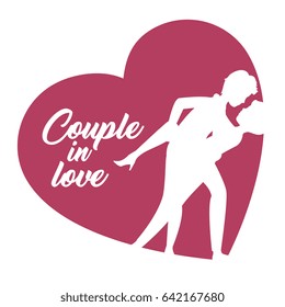 Couple in love design