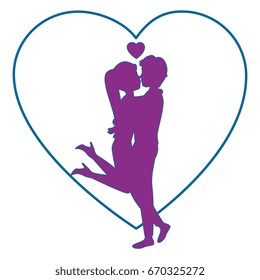 couple in love design