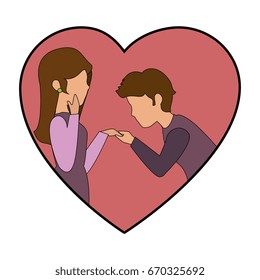 couple in love design