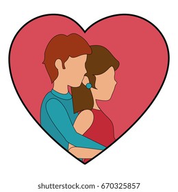 couple in love design