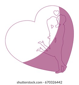 couple in love design