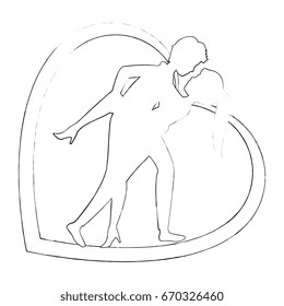 couple in love design