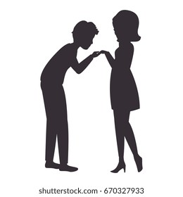 couple in love design
