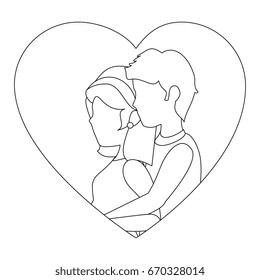couple in love design