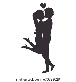 couple in love design