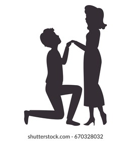 couple in love design