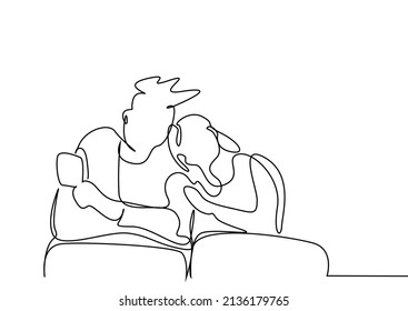 couple in love going on vacation with their luggage and laughing