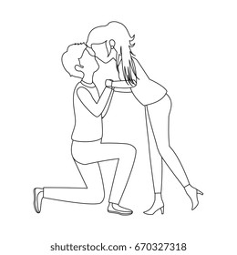 couple in love icon