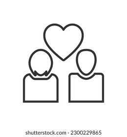 Couple Love Icon - Romantic Couple Icon