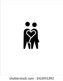 couple in love icon,vector best flat icon.