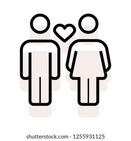 couple in  love  romance  