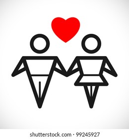 couple in love sign