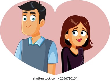 
Couple in Love Staring at Each Other Vector Cartoon

Man and woman sharing feelings of affection celebrating Valentine’s Day
