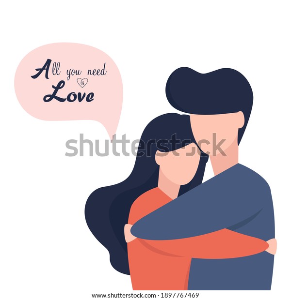 Couple Love Stock Vector Illustration Stock Vector Royalty Free 1897767469 2456