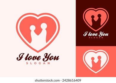 Couple Love Togetherness Logo Design