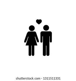 couple in love vector icon