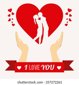 couple in love, Vector illustration