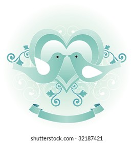Couple in love. Vector illustration.