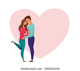 抱き合う 男女 のイラスト素材 画像 ベクター画像 Shutterstock