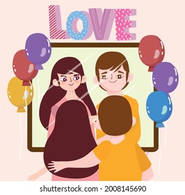 a la pareja le encanta mirar en el espejo