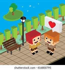couple lover in romance love