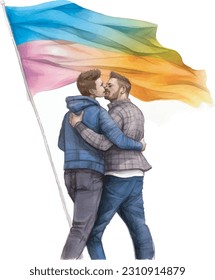 the couple, lover, romantic, couple together,Happy Pride Day