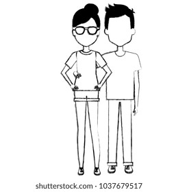 couple lovers avatars characters